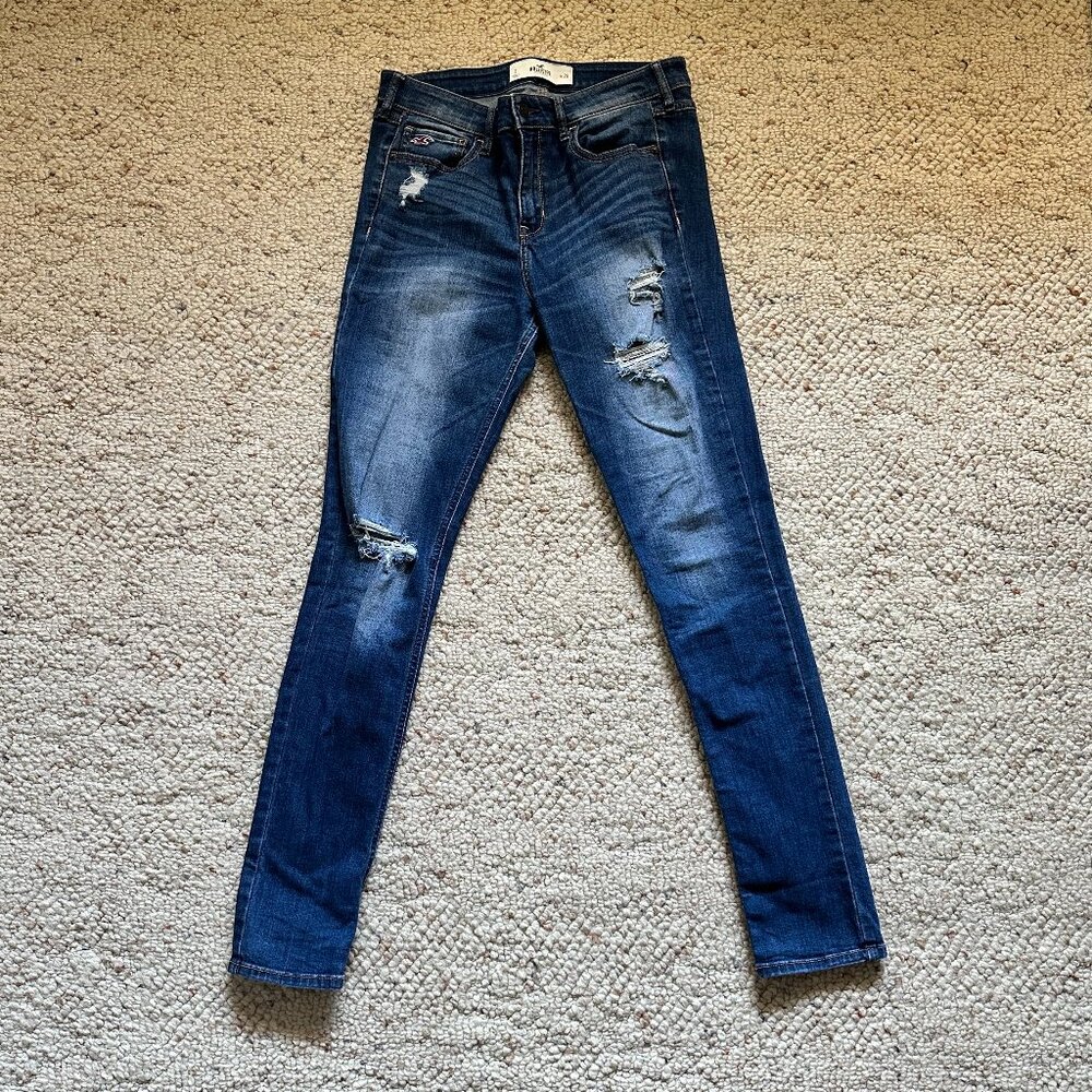 Hollister Medium Wash Skinny Jeans